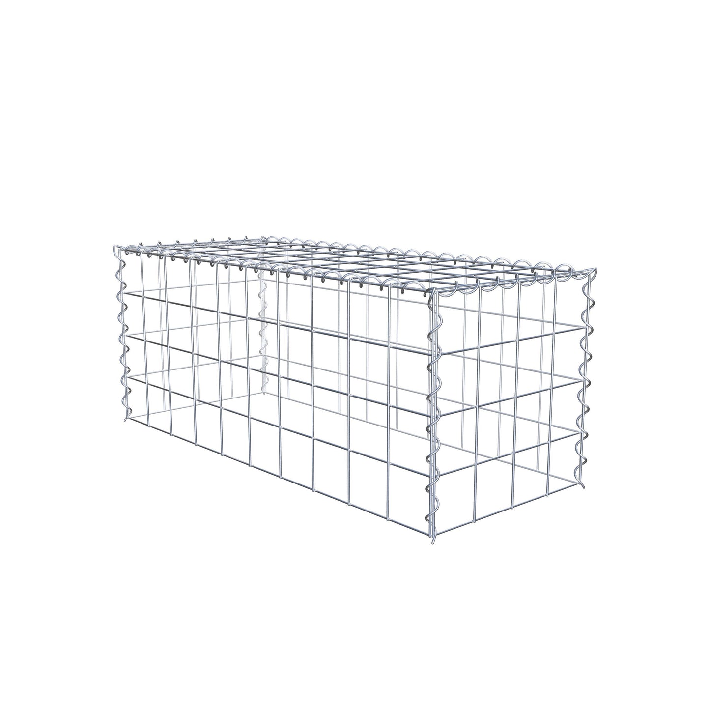 Gavión complementario tipo 3 100 cm x 40 cm x 40 cm (L x A x P), malla 10 cm x 10 cm, espiral