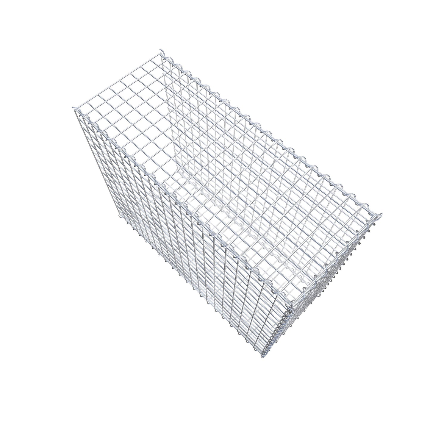 Gavión complementario tipo 2 100 cm x 80 cm x 40 cm (L x A x P), malla 5 cm x 5 cm, espiral