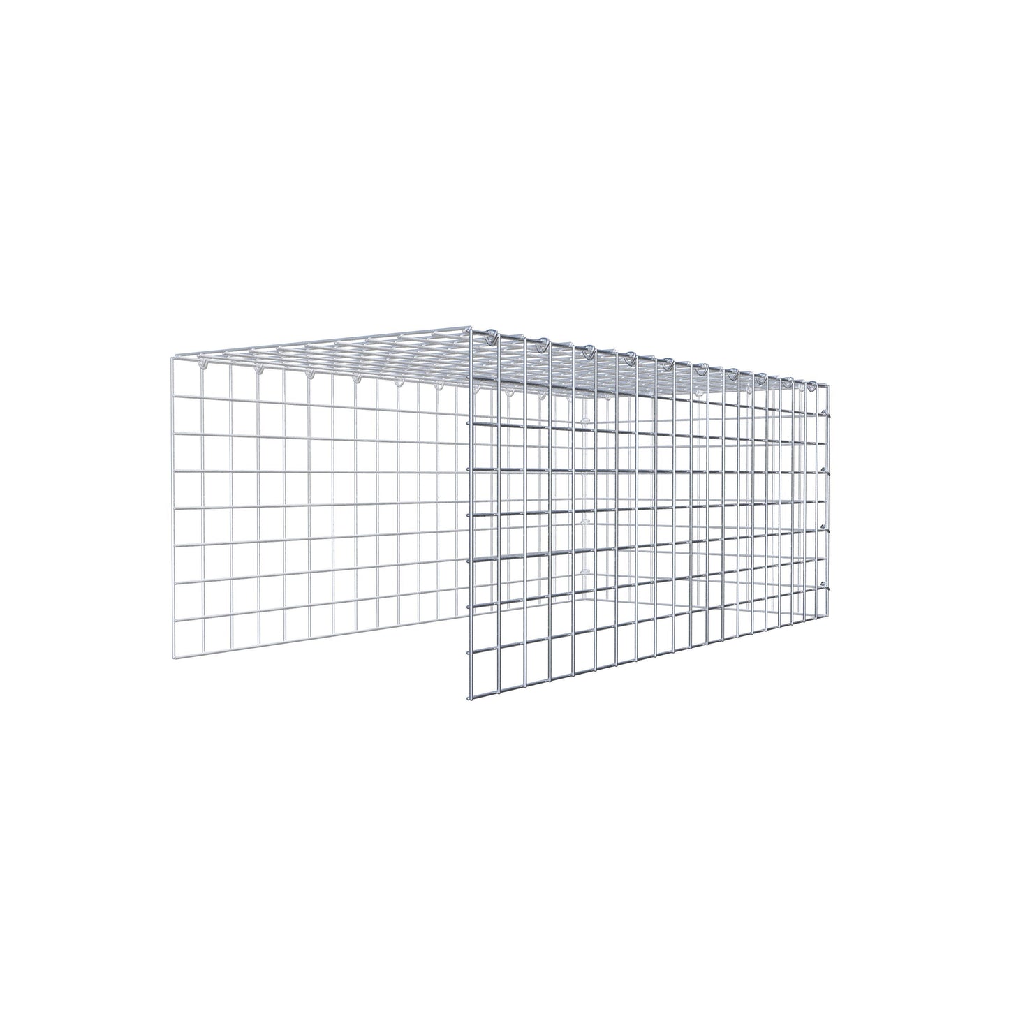 Tilläggspåle typ 4 100 cm x 40 cm x 50 cm (L x H x D), maskstorlek 5 cm x 5 cm, C-ring