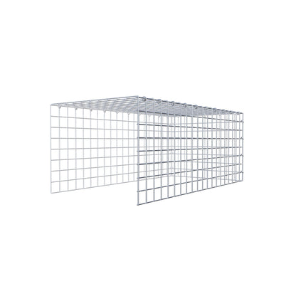 Tilläggspåle typ 4 100 cm x 40 cm x 50 cm (L x H x D), maskstorlek 5 cm x 5 cm, C-ring