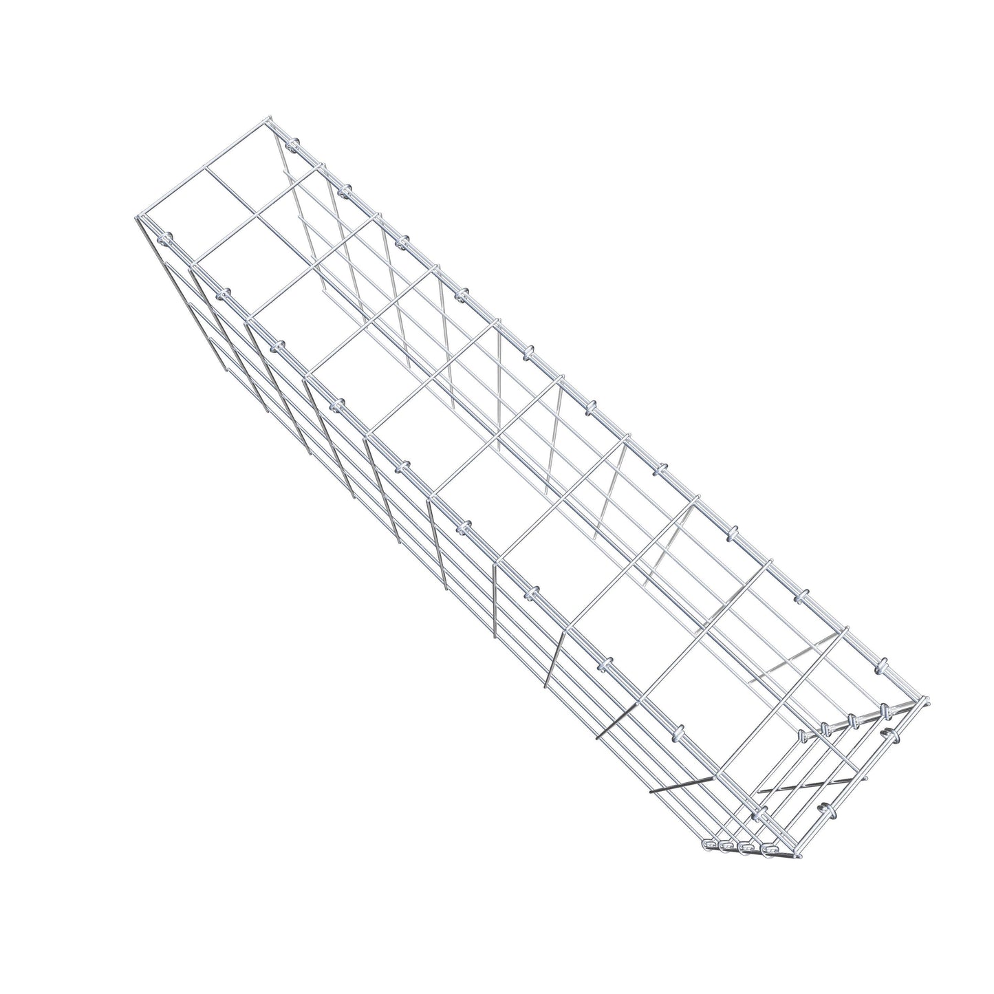 Fourche rapportée type 4 100 cm x 40 cm x 20 cm (L x H x P), mailles 10 cm x 10 cm, anneau C