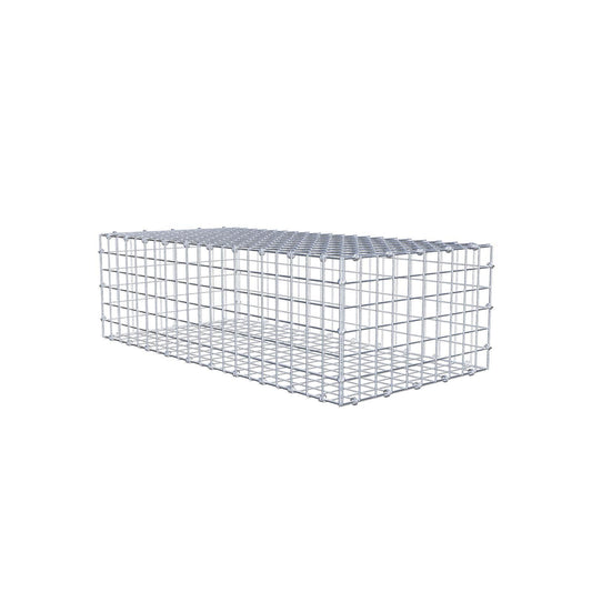 Schanskorf 100 cm x 30 cm x 50 cm (L x H x D), maaswijdte 5 x 5 cm, spiraalring