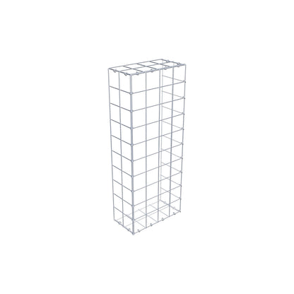 Anbaugabione Typ 2 100 cm x 20 cm x 40 cm (L x H x T), Maschenweite 10 cm x 10 cm, C-Ring