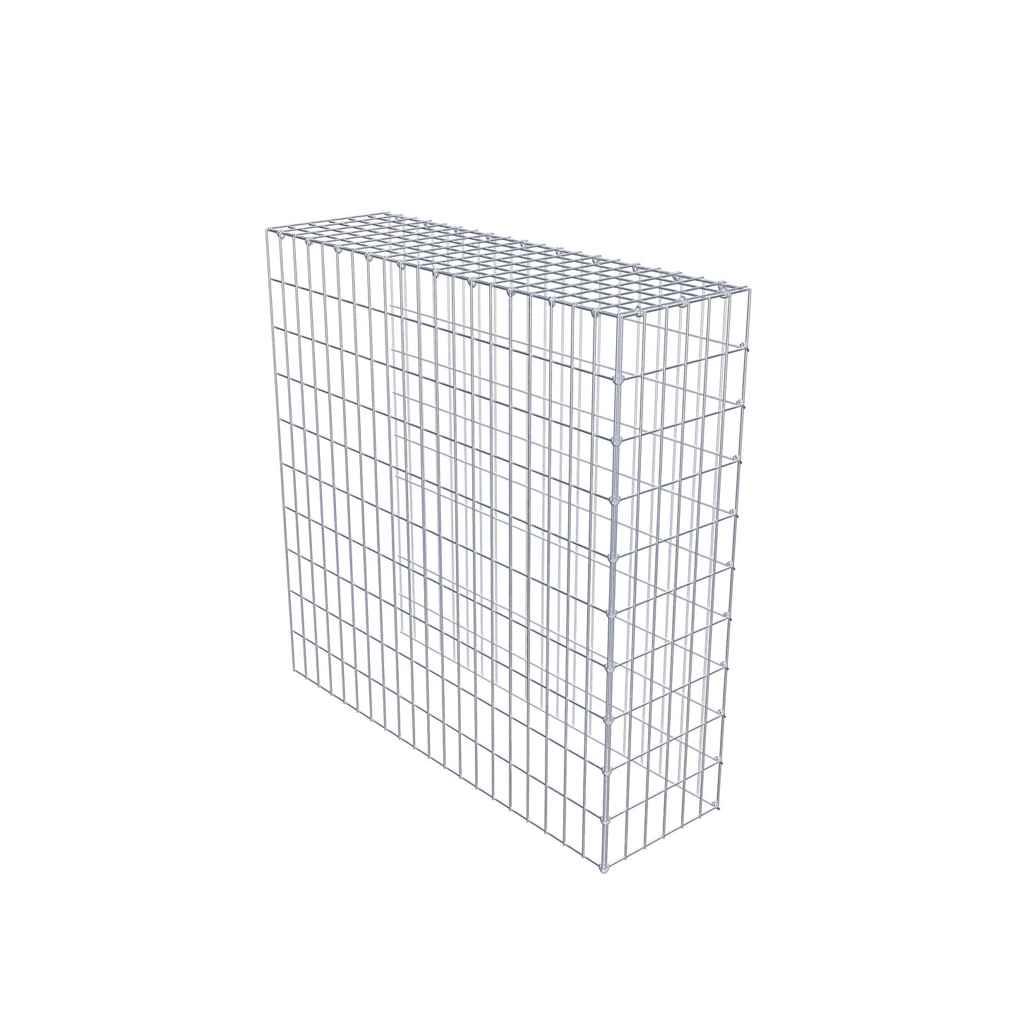 Gavión adicional tipo 4 100 cm x 100 cm x 30 cm (L x A x P), malla 5 cm x 10 cm, anillo en C