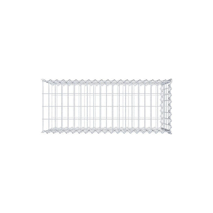 Anbaugabione Typ 2 100 cm x 50 cm x 40 cm (L x H x T), Maschenweite 5 cm x 10 cm, Spirale
