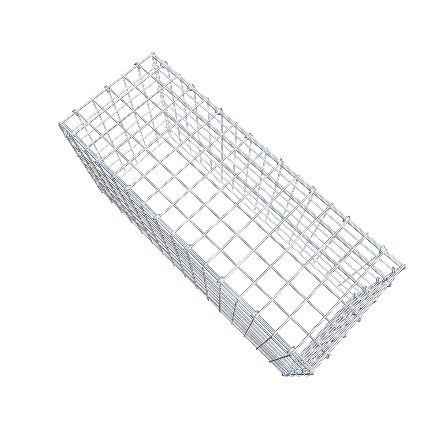 Anbaugabione Typ 3 80 cm x 40 cm x 30 cm (L x H x T), Maschenweite 5 cm x 5 cm, C-Ring