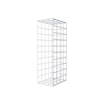 Mounted gabion type 2 100 cm x 40 cm x 30 cm (L x H x D), mesh size 10 cm x 10 cm, C-ring