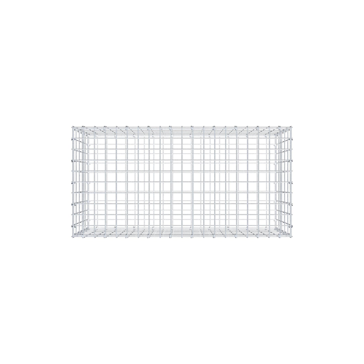 Gabione 100 cm x 50 cm x 50 cm (L x H x T), Maschenweite 5 cm x 10 cm, C-Ring