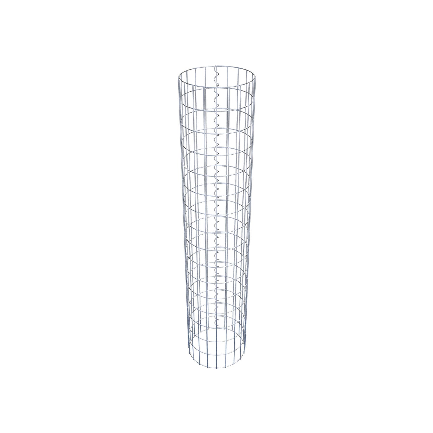 Gabionensäule rund 32 cm Durchmesser, 160 cm Höhe, Maschenweite 5 cm x 10 cm
