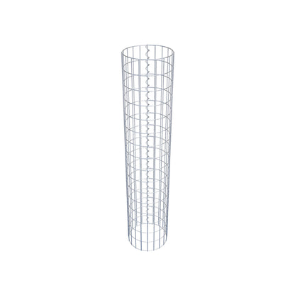 Gabionensäule rund 32 cm Durchmesser, 160 cm Höhe, Maschenweite 5 cm x 10 cm