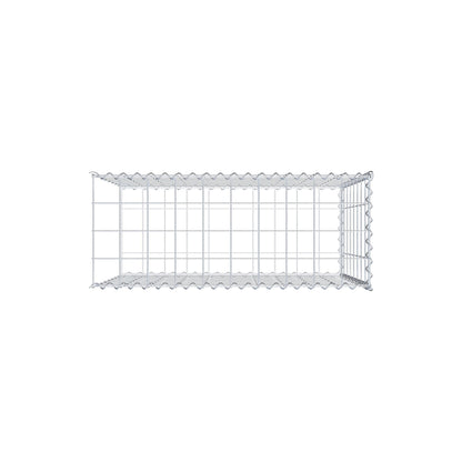 Extra gabion typ 2 100 cm x 80 cm x 40 cm (L x H x D), maskstorlek 10 cm x 10 cm, spiral