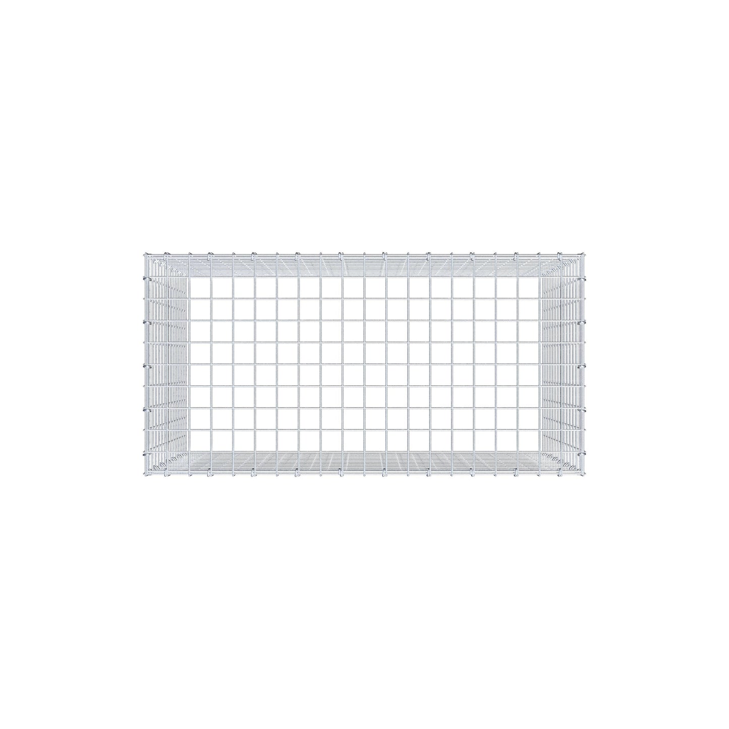 Gabbione aggiuntivo di tipo 3 100 cm x 70 cm x 50 cm (L x A x P), maglia 5 cm x 5 cm, anello a C