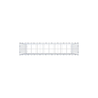 Schanskorf 100 cm x 100 cm x 20 cm (L x H x D), maaswijdte 10 x 10 cm, spiraalring