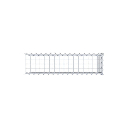 Mounted gabion type 4 80 cm x 40 cm x 20 cm (L x H x D), mesh size 5 cm x 5 cm, spiral