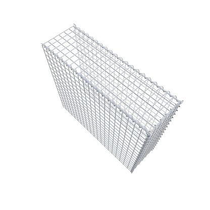 Gavión adulto tipo 4 100 cm x 90 cm x 30 cm (largo x alto x profundidad), tamaño de malla 5 cm x 5 cm, espiral