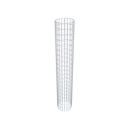 Gabionensäule rund 32 cm Durchmesser, 200 cm Höhe, Maschenweite 5 cm x 10 cm