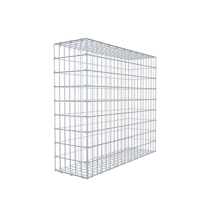 Gavión 100 cm x 90 cm x 30 cm (L x A x P), luz de malla 5 cm x 10 cm, anillo en C