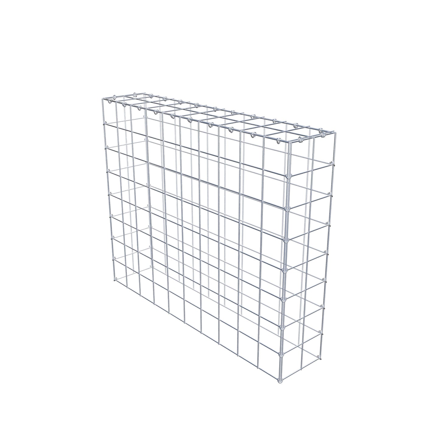 Gavión complementario de tipo 3 100 cm x 80 cm x 20 cm (L x A x P), malla 10 cm x 10 cm, anillo en C