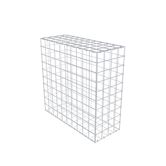 Gabion 100 cm x 100 cm x 40 cm (L x H x D), mesh size 10 x 10 cm, spiral ring