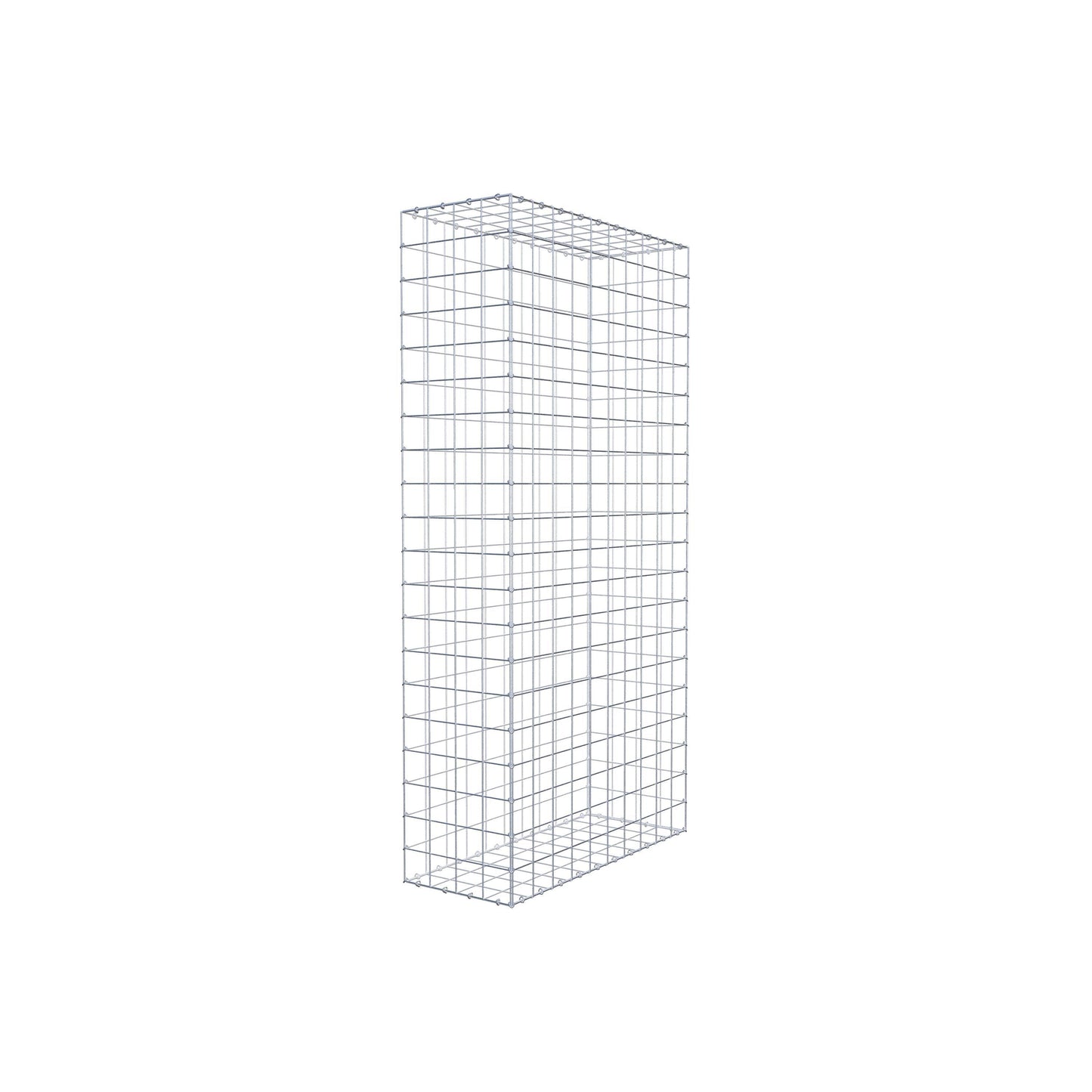 Gavión 200 cm x 100 cm x 40 cm (L x A x P), malla 10 cm x 10 cm, anillo en C