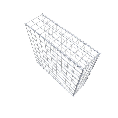 Gabion rapporté type 2 100 cm x 100 cm x 30 cm (L x H x P), mailles 10 cm x 10 cm, spirale