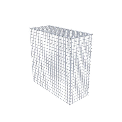 Gabion rapporté type 4 100 cm x 100 cm x 40 cm (L x H x P), mailles 5 cm x 5 cm, spirale