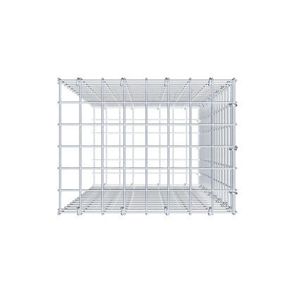 Toegevoegde pool type 2 80 cm x 40 cm x 30 cm (L x H x D), maaswijdte 5 cm x 5 cm, C-ring