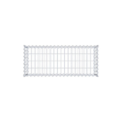 Gabione 100 cm x 30 cm x 40 cm (L x H x T), Maschenweite 5 cm x 10 cm, Spirale