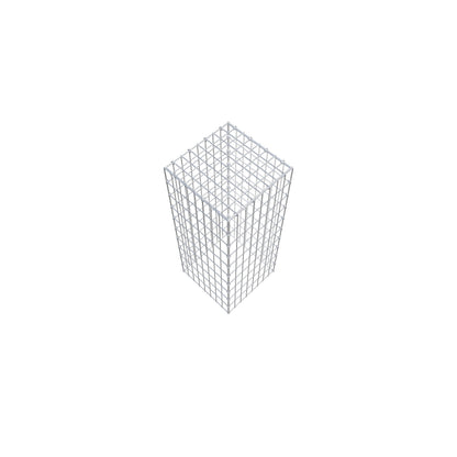 Fourche rapportée type 3 100 cm x 40 cm x 40 cm (L x H x P), mailles 5 cm x 10 cm, anneau C