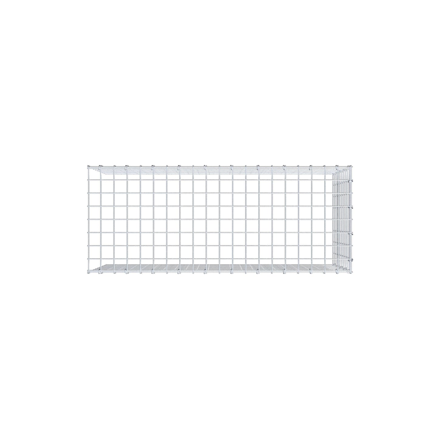 Tilläggspåle typ 4 100 cm x 50 cm x 40 cm (L x H x D), maskstorlek 5 cm x 5 cm, C-ring