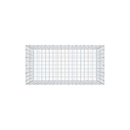 Gabione 100 cm x 70 cm x 50 cm (L x H x T), Maschenweite 5 cm x 10 cm, C-Ring