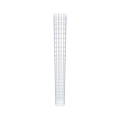 Gabionsøjle firkantet 22 cm x 22 cm, 230 cm højde, MW 5 cm x 10 cm