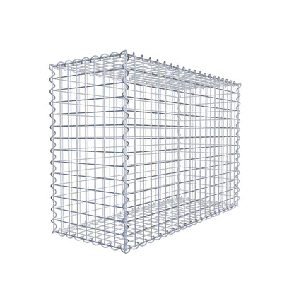 Gabbione 100 cm x 70 cm x 40 cm (L x H x P), maglia 5 cm x 5 cm, spirale