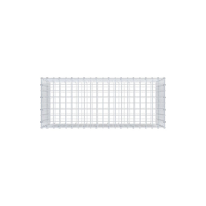 Gabion 100 cm x 50 cm x 40 cm (L x H x D), mesh size 5 cm x 5 cm, C-ring