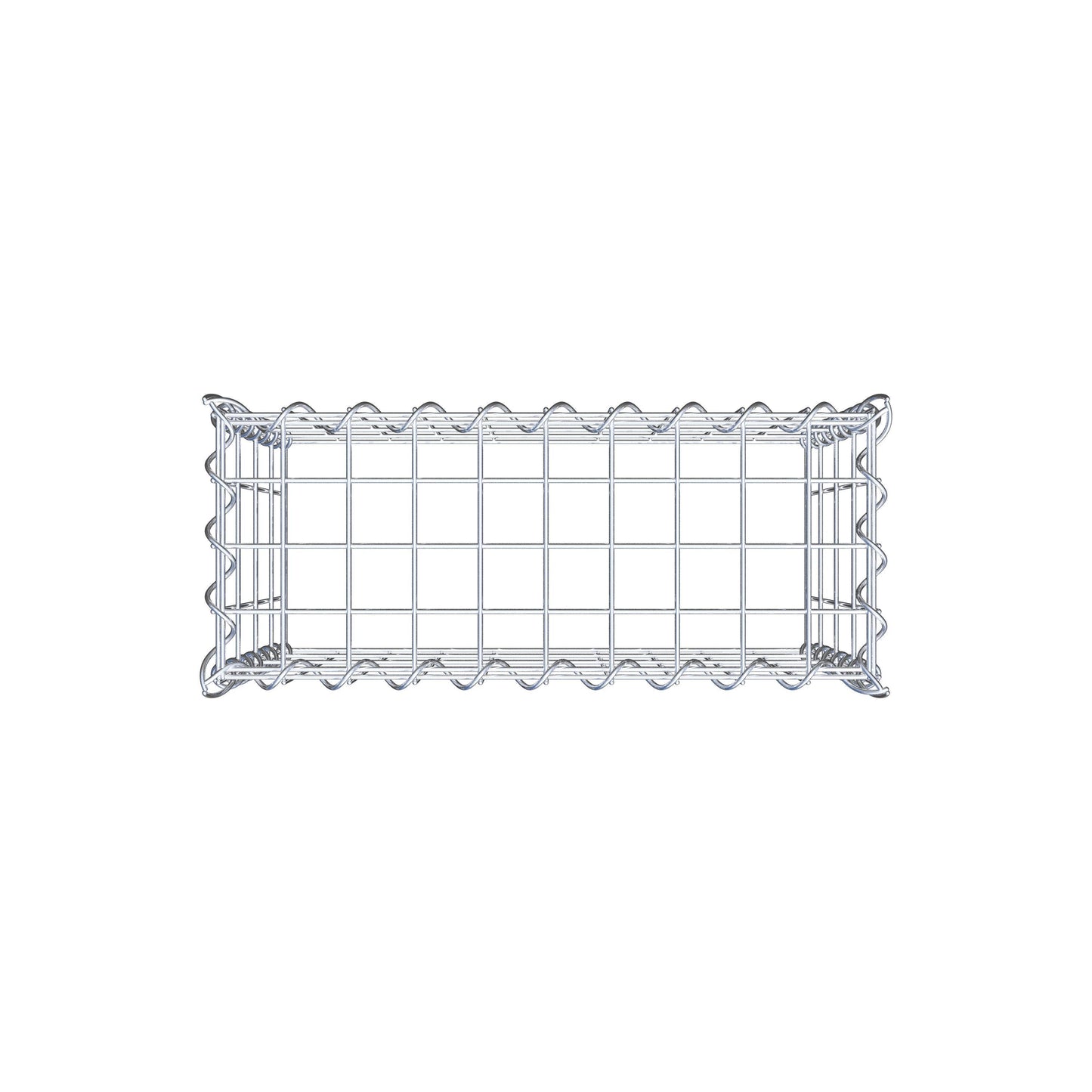 Extra gabion typ 3 50 cm x 40 cm x 20 cm (L x H x D), maskstorlek 5 cm x 10 cm, spiral