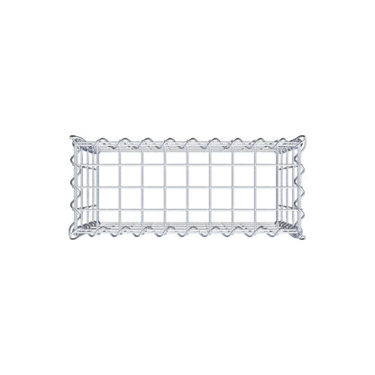 Extra gabion typ 3 50 cm x 40 cm x 20 cm (L x H x D), maskstorlek 5 cm x 10 cm, spiral