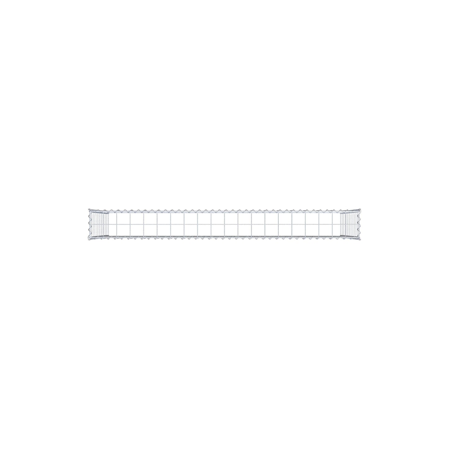 Gavión adicional tipo 3 200 cm x 100 cm x 20 cm (L x A x P), malla 10 cm x 10 cm, en espiral