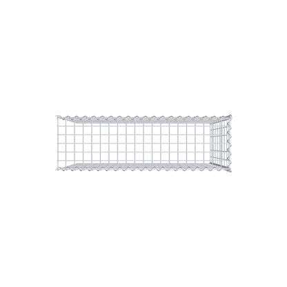 Anbaugabione Typ 4 100 cm x 90 cm x 30 cm (L x H x T), Maschenweite 5 cm x 10 cm, Spirale