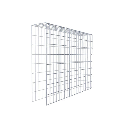 Type 4 oplegkorf 100 cm x 80 cm x 20 cm (L x H x D), maaswijdte 5 cm x 10 cm, C-ring