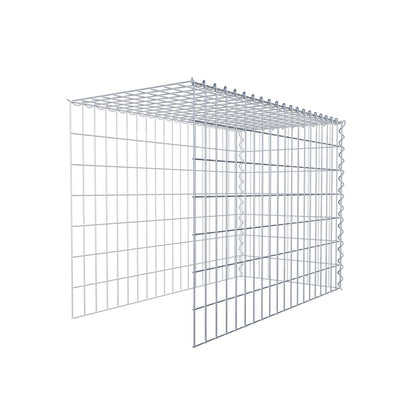 Anbaugabione Typ 4 100 cm x 70 cm x 50 cm (L x H x T), Maschenweite 5 cm x 10 cm, Spirale