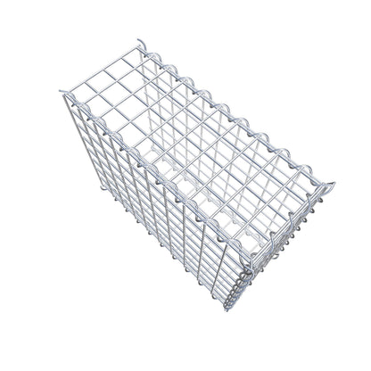 Gabion rapporté type 2 50 cm x 40 cm x 20 cm (L x H x P), mailles 5 cm x 5 cm, spirale