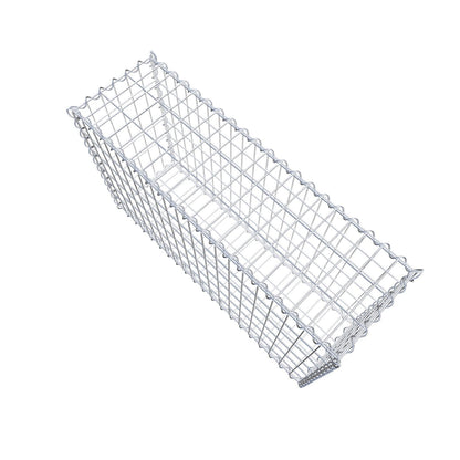 Gabione 100 cm x 60 cm x 30 cm (L x H x T), Maschenweite 5 cm x 10 cm, Spirale