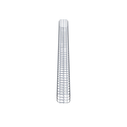 Gabionensäule eckig 17 cm x 17 cm, 200 cm Höhe, MW 5 cm x 5 cm