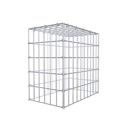 Anbaugabione Typ 3 50 cm x 50 cm x 30 cm (L x H x T), Maschenweite 5 cm x 10 cm, C-Ring