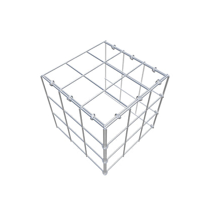 Anbaugabione Typ 4 30 cm x 30 cm x 30 cm (L x H x T), Maschenweite 10 cm x 10 cm, C-Ring
