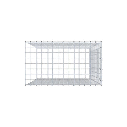 Anbaugabione Typ 2 100 cm x 70 cm x 40 cm (L x H x T), Maschenweite 5 cm x 5 cm, C-Ring