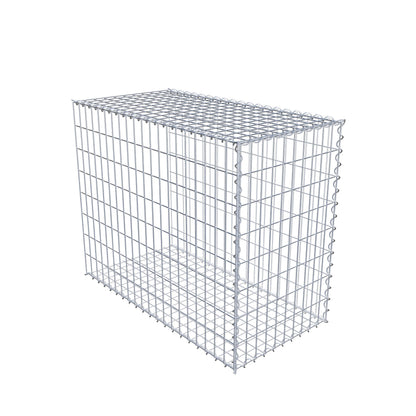 Gavión complementario tipo 2 100 cm x 80 cm x 50 cm (L x A x P), malla 5 cm x 10 cm, espiral