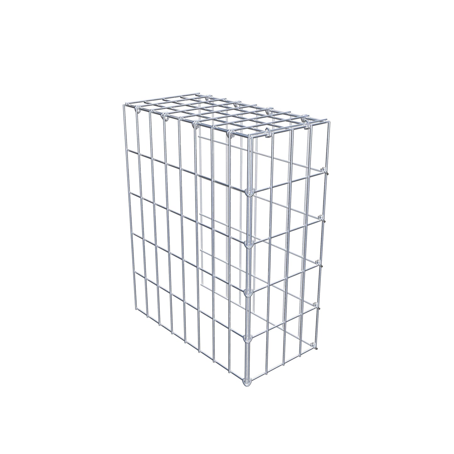 Fourche rapportée type 4 50 cm x 40 cm x 20 cm (L x H x P), mailles 5 cm x 10 cm, anneau C