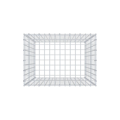 Anbaugabione Typ 3 100 cm x 70 cm x 50 cm (L x H x T), Maschenweite 5 cm x 10 cm, C-Ring