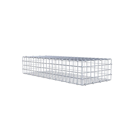 Schanskorf 100 cm x 20 cm x 40 cm (L x H x D), maaswijdte 5 x 5 cm, spiraalring